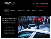 Tablet Screenshot of hirschlawgroup.com